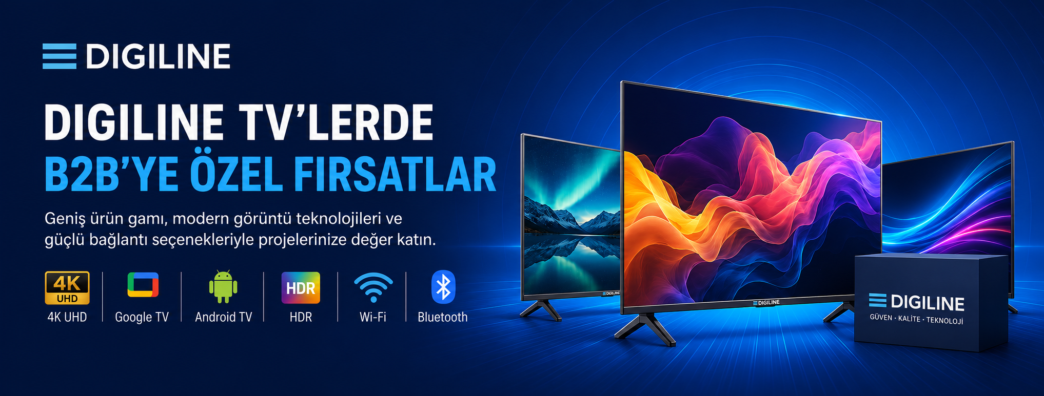 Digiline Televizyonlar  B2B ye Özel Fiyatlar